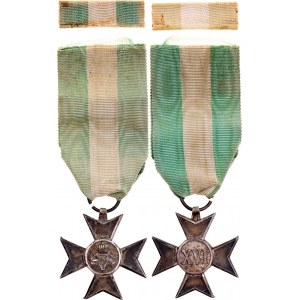 Italy Sardinia & Kingdom of Italy Long Service Silver Cross for XVI Years of Service 1900