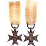 Italy Sardinia & Kingdom of Italy Long Service Silver Cross for XVI Years of Service 1900