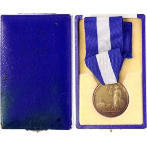 Italy Sardinia & Kingdom of Italy Naval Long Voyage Accomplished Bronze Medal 1904