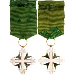 Italy Sardinia & Kingdom of Italy Order of Saint Maurice & Lazarus Knight Cross 1849 - 1878