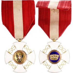 Italy Sardinia & Kingdom of Italy Order of the Crown of Italy Knight Cross 1868