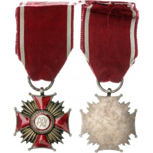 Poland Silver Cross of Merit II Class Model of the People's Republic PRL 1952