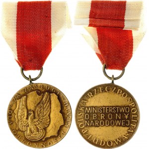 Poland Bronze Medal for Merit for National Defense 1966