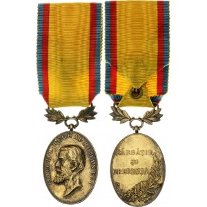 Romania Gold Medal for Hardihood & Loyalty I Class 1903