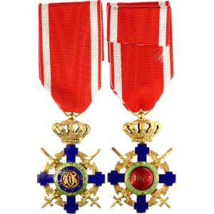 Romania Orden of the Star of Romania Officer Cross IIb Type 1932 - 1947