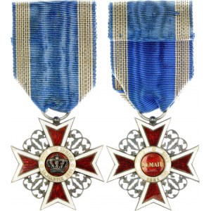Romania Order of the Crown Knight Cross Type Ia 1881 - 1941