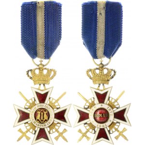 Romania Order of the Crown Knight Cross with Swords Type IIb 1932 - 1947