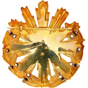 Romania Order of Tudor Vladimirescu I Class in Gold 1966 R2