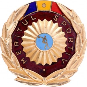 Romania Order of Sports Merit I Class in Gold 1966 R4