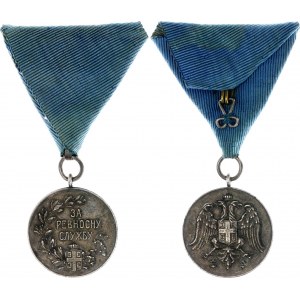Serbia Zeal Silver Class Medal 1913