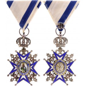 Serbia Order of Saint Sava V Class Knight III Model 1921 - 1941