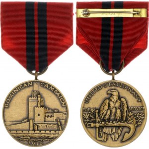 United States Dominican Campaign Navy Service Medal 1921