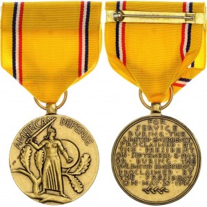 United States American Defence Service Medal 1941