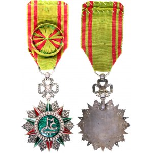 Tunisia Order of Glory Officer III Class Badge Type III 1882 - 1902