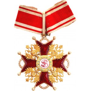 Russia Order of Saint Stanislaus Cross II Class Type II 1856 - 1917