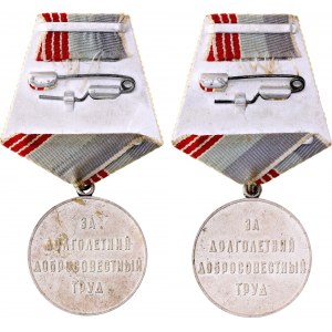 Russia - USSR Medal Veteran of Labor 2 Pcs 1974
