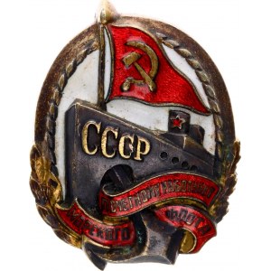 Russia - USSR Badge Honorary Worker of the Marine Fleet National Commissariat of Navy 1939 - 1946