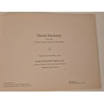 DAVID HOCKNEY NEW WORK PAINTINGS, GOUACHES, DRAWINGS, PHOTO COLLAGES. Nowy York 1984