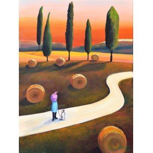 Luiza Los-Plawszewska (b. 1963), Walk, from the series Tuscany, 2023