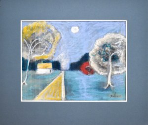 Eugeniusz TUKAN-WOLSKI (1928-2014), Pejzaż wiejski