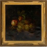 Johann Schlesinger (1768 Ebertsheim - 1840 Sausenheim), Still life with apples and grapes