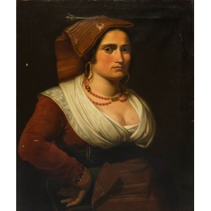 Paul Emil Jacobs (1802 Gotha - 1866 ibid.), Wife of a robber chief