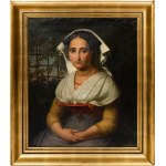 Paul Emil Jacobs (1802 Gotha - 1866 ibid.), Portrait of Vittoria Caldoni