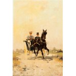 Alfredo Tominz (1854 - 1936), Carriage ride