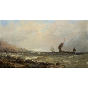 Edwin Hayes (1819 Bristol - 1904 London), Seascape
