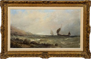 Edwin Hayes (1819 Bristol - 1904 London), Seascape
