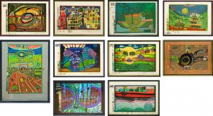 Friedensreich Hundertwasser (1928 Vienna - 2000 Brisbane) (F), Look at it on a rainy day'