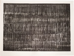 Heinz Mack (1931 Lollar) (F), Structure in black 'Vibration I'