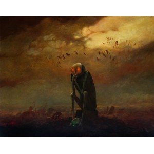 Zdzislaw Beksinski (1929 Sanok, Poland - 2005 Warsaw), Untitled