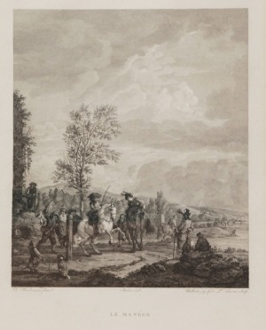 Georges MALBESTE (1754-1843),, Szkoła jazdy [Le maneALge]