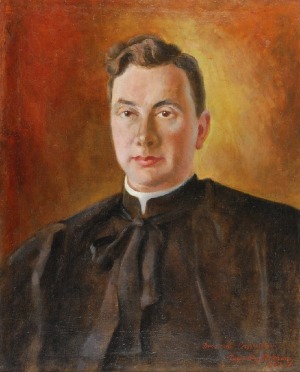 Zygmunt NARKIEWICZ (1989-1988), Portret księdza Stanisława Witkowskiego, 1947