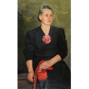 Antoni SERBEŃSKI (1886-1957), Portrety Heleny Grubowskiej,1943