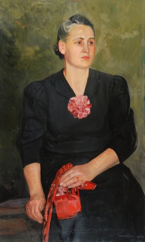 Antoni SERBEŃSKI (1886-1957), Portrety Heleny Grubowskiej,1943