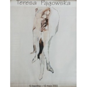 Plakat z wystawy: „Teresa Pągowska.