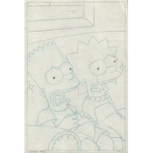 Simpsons Comics #20, page 1 - original comic art