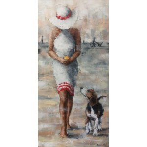 Renata Nastula, Spaziergang mit dem Hund, 2022