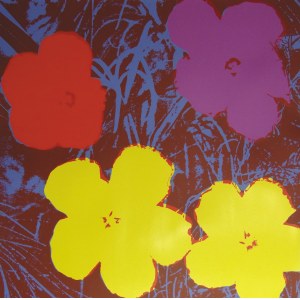 Andy Warhol (1928-1987) według. Kwiaty 11.71, serigrafia, lata 90 XX w. reedycja serigrafii z 1964 r.