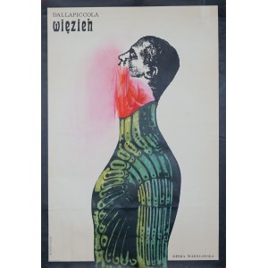 Roman Cieślewicz (1930-1996). Więzień. Plakat 1962 r.