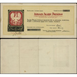 Polen, Abtretung für 100 polnische Mark, 1.11.1918