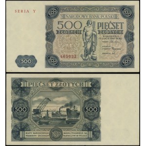 Polen, 500 Zloty, 15.07.1947
