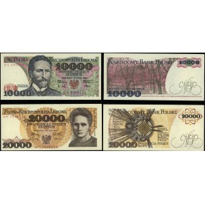 Polen, Satz: 10.000 Zloty und 20.000 Zloty, 1.12.1988, 1.02.1989