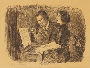 Józef Mehoffer (1869-1946), Koncert domowy