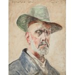 Jacek Malczewski (1854-1929), Autoportrét v klobúku, 1925