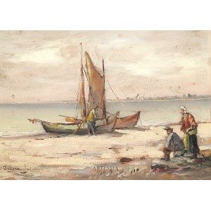 Eugeniusz Dzierzencki (1905-1990), Kuźnica off Hel, 1939