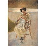 Jacek Malczewski (1854-1929), Porträt von Frau M., 1922