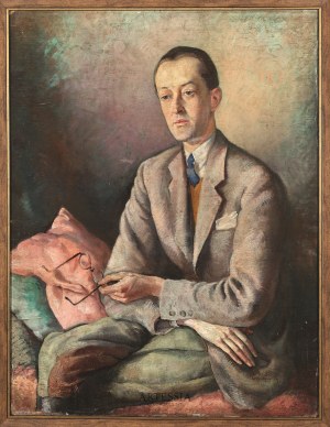 Włodzimierz Bartoszewicz (1899-1983), Portret mężczyzny, 1944